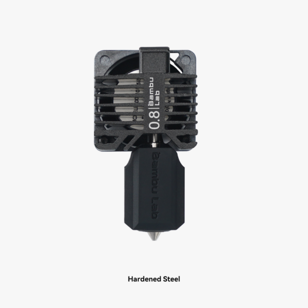 ⁦Bambu Lab FAH003-P Complete Hotend Assembly with Hardened Steel Nozzle - 0.8mm for P1⁩ – תמונה ⁦2⁩