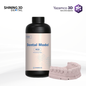 SHINING 3D - W20 - שרף (Resin) רחיץ במים למודלים דנטליים