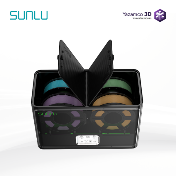 ⁦מייבש פילמנטים מתקדם ל־4 סלילים - SUNLU FilaDryer S4⁩ – תמונה ⁦2⁩