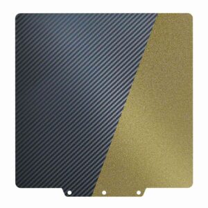 משטח הדפסה עם תקסטורת קרבון פייבר -Adv 5X/PRO - PET Single side textured PEI