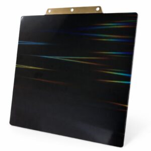 משטח הדפסה בטקסטורת הולוגרפית– Adv 5X/PRO – H1H Single side textured PEI