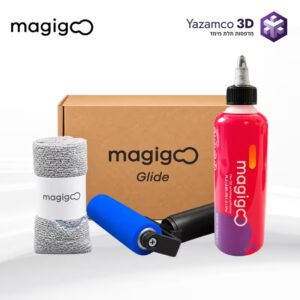 דבק למשטח מדפסת תלת מימד MAGIGOO KIT עם גלגלת